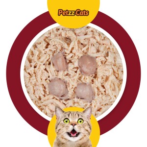 PetzzCats Tavuk & Kalamar Konserve Kedi Maması 85 Gr 6 Adet - 2