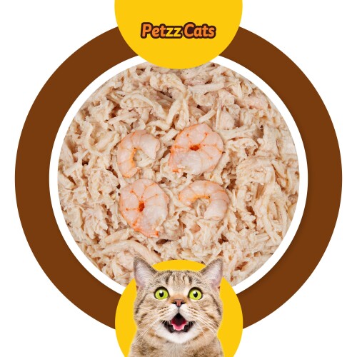 PetzzCats Tavuk & Karides Konserve Kedi Maması 85 Gr - 2
