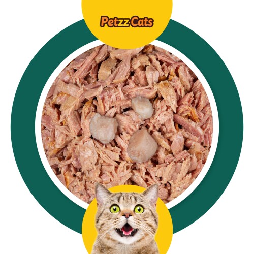 PetzzCats Ton Balığı & Kalamar Konserve Kedi Maması 85 Gr - 2