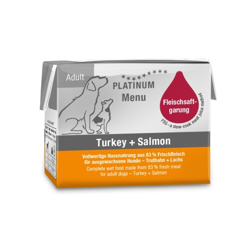 Platinum Hindili ve Somonlu Köpek Yaş Maması 90 Gr - 1