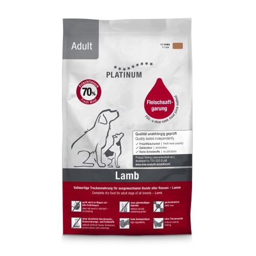 Platinum Kuzulu Yetişkin Köpek Maması 1,5 Kg - 1