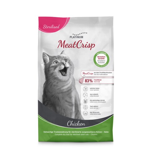 Platinum MeatCrisp Tavuklu Kısır Kedi Maması 3 Kg - 1