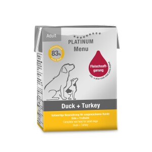 Platinum Ördekli ve Hindili Köpek Yaş Maması 185 Gr - Platinum