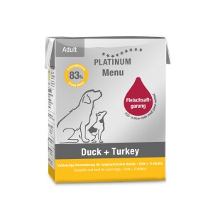 Platinum Ördekli ve Hindili Köpek Yaş Maması 375 Gr - Platinum