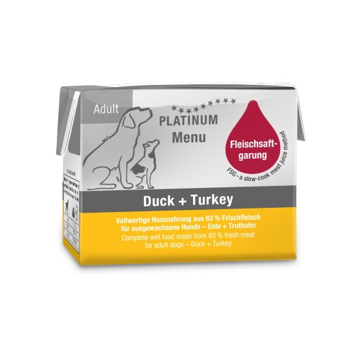Platinum Ördekli ve Hindili Köpek Yaş Maması 90 Gr - 1