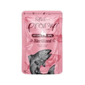 Pramy Strerilizied Probiyotik İçerikli Kısırlaştırılmış Ton Balıklı Yetişikin Kedi Konserve Maması 70 gr - Pramy