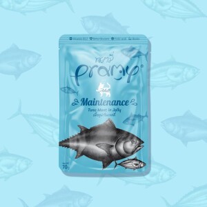 Pramy Strerilizied Probiyotik İçerikli Kısırlaştırılmış Ton Balıklı Yetişikin Kedi Konserve Maması 70 gr - 1