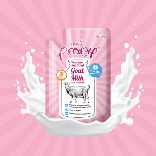 Pramy Yavru Kediler İçin Kolostrum ve Taurinli Keçi Sütü 60 gr - 1