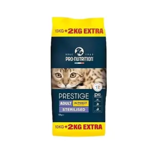 Pro Nutrition Prestige Sterilised Tavuklu Kısırlaştırılmış Kedi Maması 12 kg - Pro Nutrition