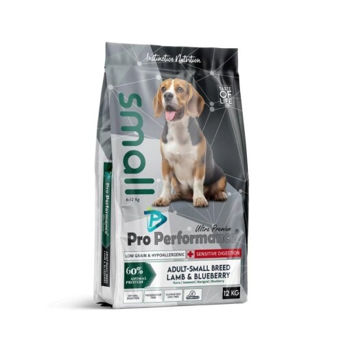 Pro Performance Kuzulu ve Yaban Mersinli Küçük Irk Yetişkin Köpek Maması 2 Kg - 1