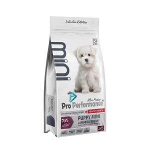 Pro Performance Mini Irk Kuzulu ve Yaban Mersinli Yavru Köpek Maması 2 Kg - Properformance