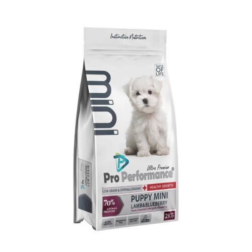 Pro Performance Mini Irk Kuzulu ve Yaban Mersinli Yavru Köpek Maması 2 Kg - 1