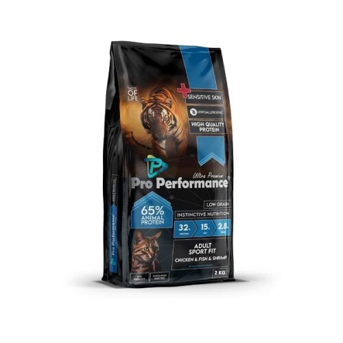 Pro Performance Ultra Premium SportFit Tavuk Somon ve Karidesli Yetişkin Kedi Maması 2 kg - 1
