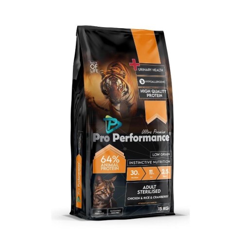 Pro Performance Ultra Premium Tavuklu ve Pirinçli Kısırlaştırılmış Yetişkin Kedi Maması 15 kg - 1