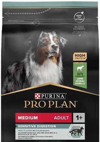 Pro Plan Adult Sensitive Digeston Kuzu Etli Yetişkin Köpek Maması 3 kg - 1