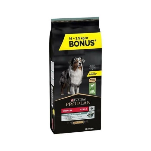 Pro Plan Adult Sensitive Kuzu Etli Yetişkin Köpek Maması 14 Kg + 2,5 Kg Hediyeli - 1