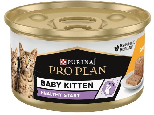 Pro Plan Baby Kitten Yavru Kedi Konserve Maması 85 gr - 1
