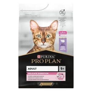 Pro Plan Delicate Hassas ve Seçici Yetişkin Kediler İçin Hindili ve Pirinçli Kedi Maması 3 kg - Pro Plan