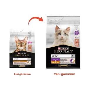 Pro Plan Hairball Tüy Yumağı Kontrolü Somonlu Kedi Maması 10 Kg - Pro Plan