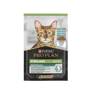 Pro Plan Jelly Pouch Okyanus Balıklı Kısırlaştırılmış Yetişkin Kedi Konservesi 85 gr - Pro Plan