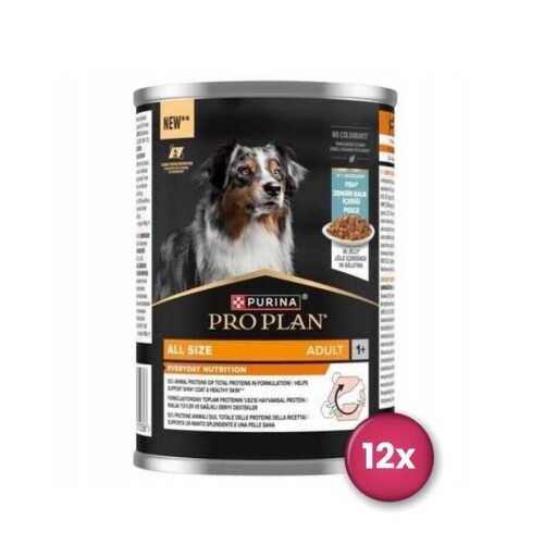Pro Plan Jöle İçinde Balıklı Yetişkin Köpek Konservesi 400 Gr X 12 Adet - 1
