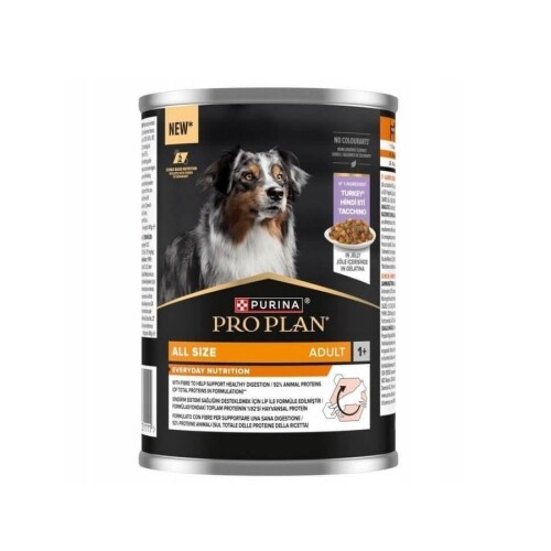 Pro Plan Jöle İçinde Hindi Etli Yetişkin Köpek Konservesi 400 gr - 1