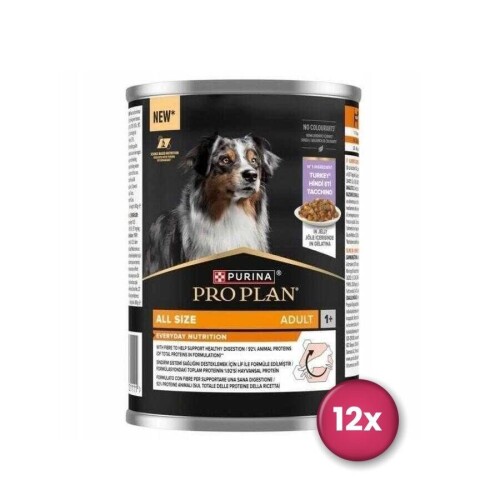 Pro Plan Jöle İçinde Hindi Etli Yetişkin Köpek Konservesi 400 Gr X 12 Adet - 1