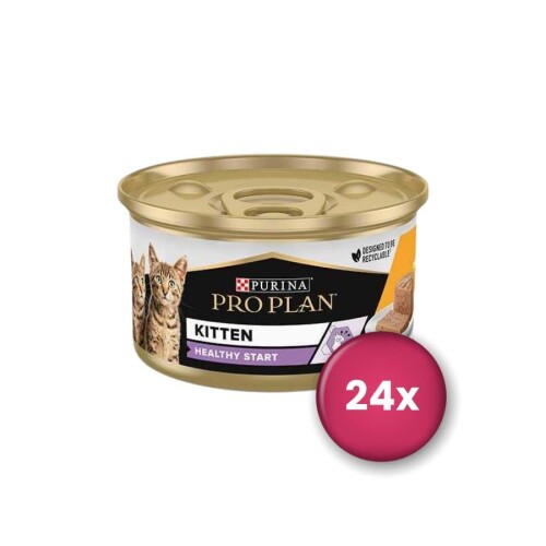 Pro Plan Kitten Yavru Kedi Konserve Maması 85 gr X 24 adet - 1