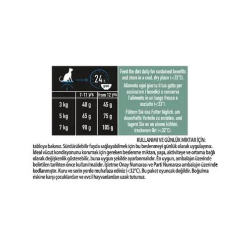 Pro Plan LiveClear +7 Yaş Üzeri Hindi Etli Kısırlaştırılmış Yaşlı Kedi Maması 1,4 kg - 4