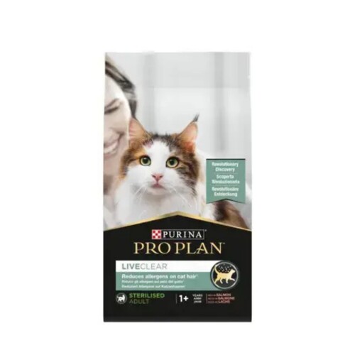 Pro Plan LiveClear Somonlu Kısırlaştırılmış Yetişkin Kedi Maması 1,4 kg - 1
