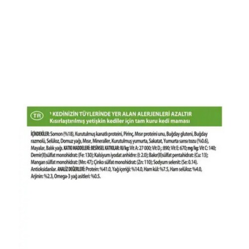Pro Plan LiveClear Somonlu Kısırlaştırılmış Yetişkin Kedi Maması 1,4 kg - 3