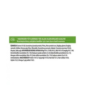 Pro Plan LiveClear Somonlu Kısırlaştırılmış Yetişkin Kedi Maması 1,4 kg - 3