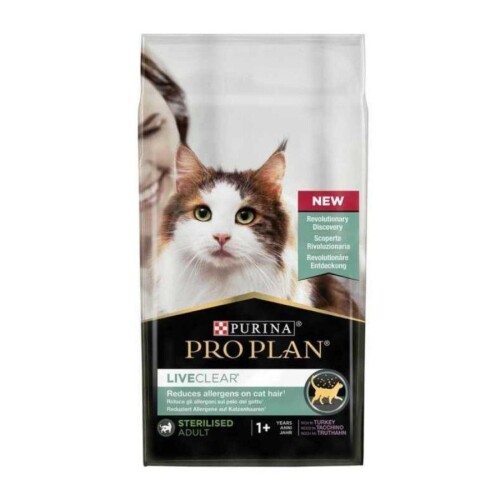 Pro Plan LiveClear Sterilised Hindili Kısırlaştırılmış Kedi Maması 7 kg - 1