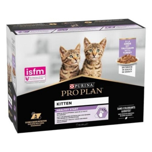 Pro Plan Pouch Sos İçinde Hindili Yavru Kedi Konservesi 85 Gr x 10 Adet - 1