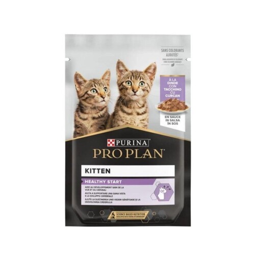 Pro Plan Pouch Sos İçinde Hindili Yavru Kedi Konservesi 85 gr - 1