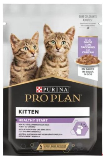 Pro Plan Pouch Sos İçinde Hindili Yavru Kedi Konservesi 85 gr - 1