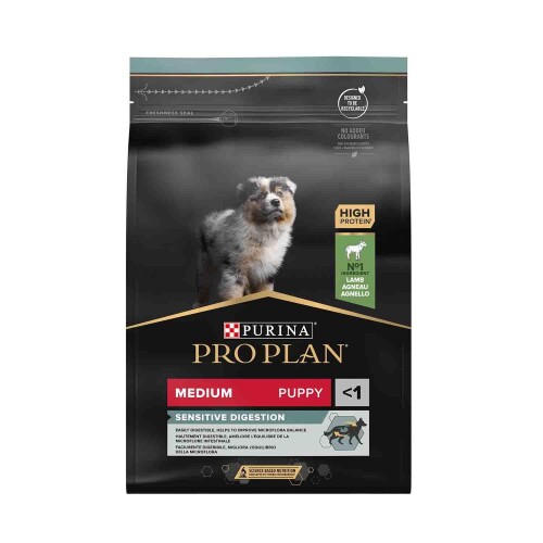 Pro Plan Puppy Sensitive Digeston Kuzu Etli Yavru Köpek Maması 3 kg - 1