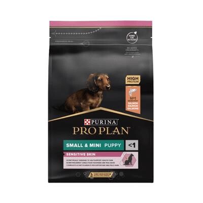 Pro Plan Puppy Small Sensitive Somonlu Küçük Irk Hassas Yavru Köpek Maması 3 kg - 1