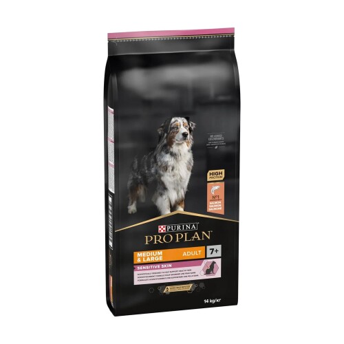 Pro Plan Senior Sensitive Somonlu Hassas Yaşlı Köpek Maması 14 kg - 1