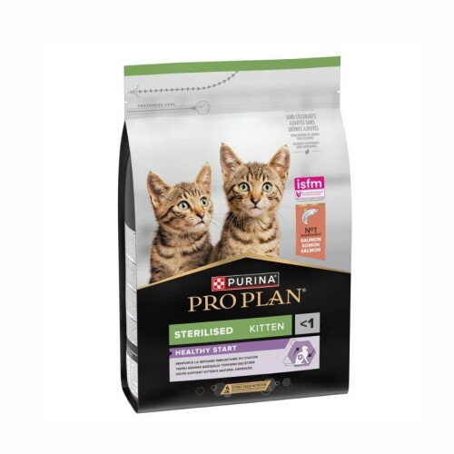 Pro Plan Somonlu Kısırlaştırılmış Yavru Kedi Maması 3 kg - 1