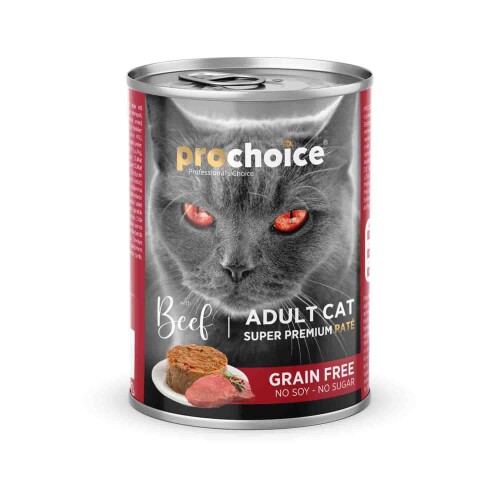 Prochoice Biftekli Yetişkin Kedi Konservesi 400 gr - 1