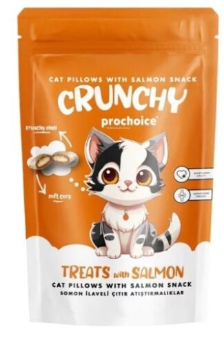 Prochoice Crunchy Somonlu Kedi Ödül Maması 60 gr - 1