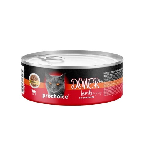 Prochoice Döner Bites Sos İçinde Kuzu Etli Yetişkin Kedi Konservesi 70 Gr - 1