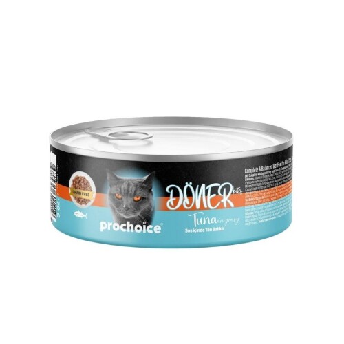 Prochoice Döner Bites Sos İçinde Ton Balıklı Yetişkin Kedi Konservesi 70 Gr - 1