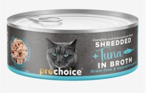 Prochoice Özel Sos İçerisinde Tiftiklenmiş Taze Ton Balıklı Yetişkin Kedi Konservesi 70 gr - Prochoice