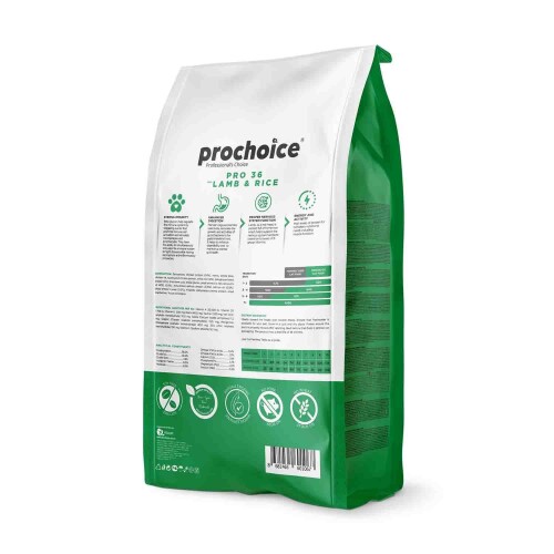 Prochoice Pro 36 Kuzulu ve Pirinçli Yetişkin Kedi Maması 2 kg - 2