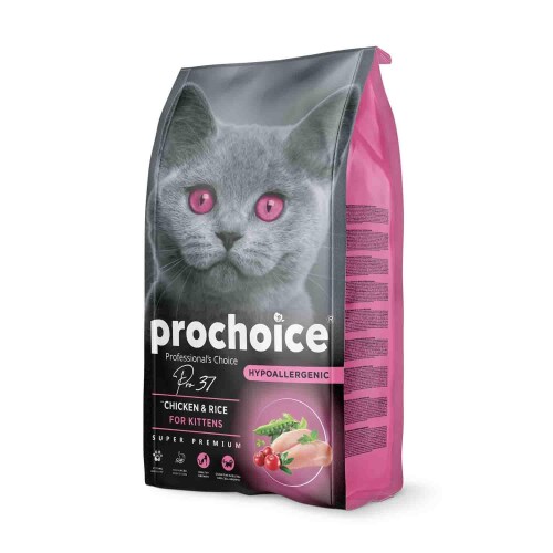 Prochoice Pro 37 Tavuklu ve Pirinçli Yavru Kedi Maması 2 kg - 1