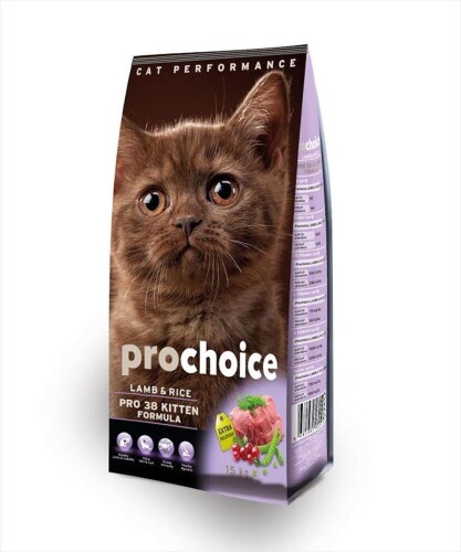 ProChoice Pro 38 Kitten Kuzu Etli Yavru Kedi Maması 15 kg - 1