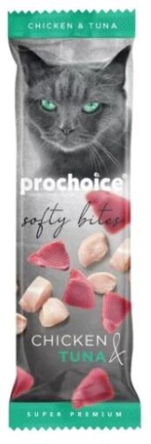 Prochoice Softy Bites Tavuklu ve Ton Balıklı Yumuşak Kedi Ödül Maması 10 gr - 1