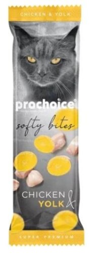 ProChoice Softy Bites Tavuklu ve Yumurtalı Yumuşak Kedi Ödül Maması 10 gr - 1